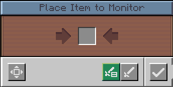 gauge set item screen
